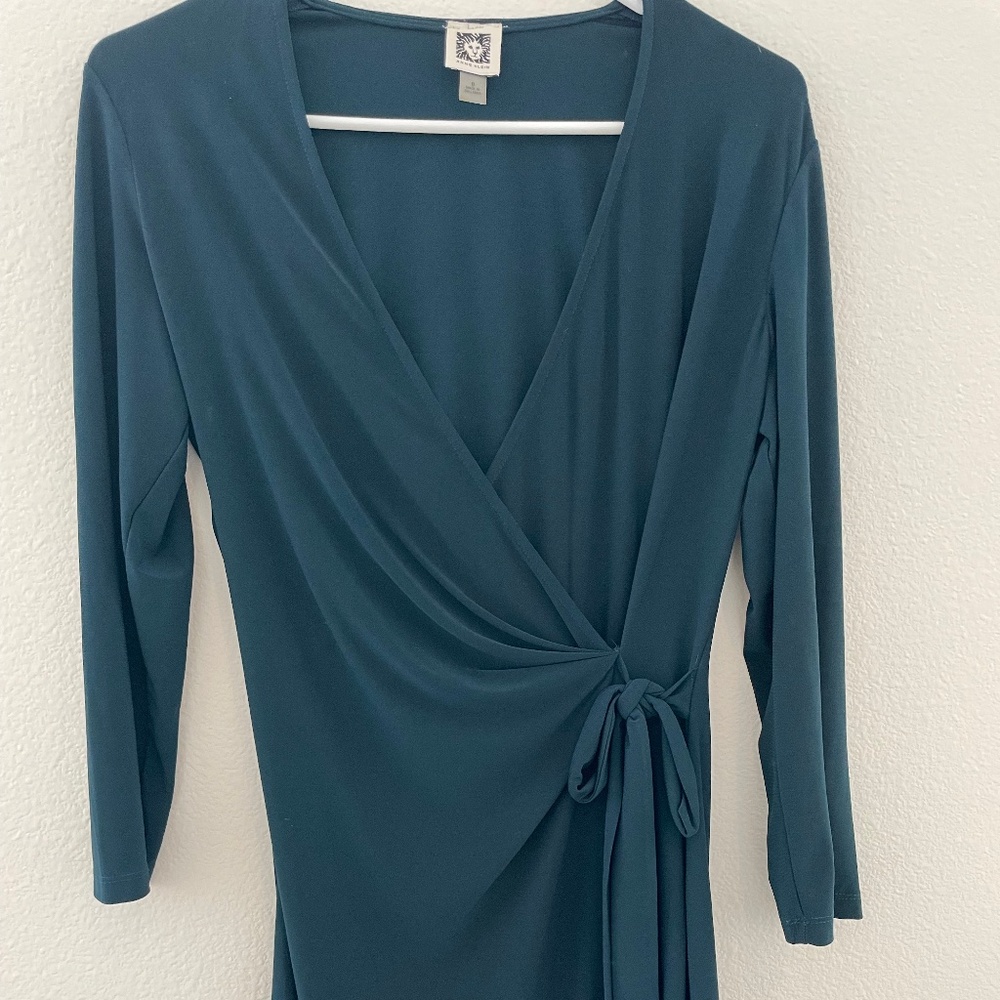 Anne Klein Faux Wrap Dress